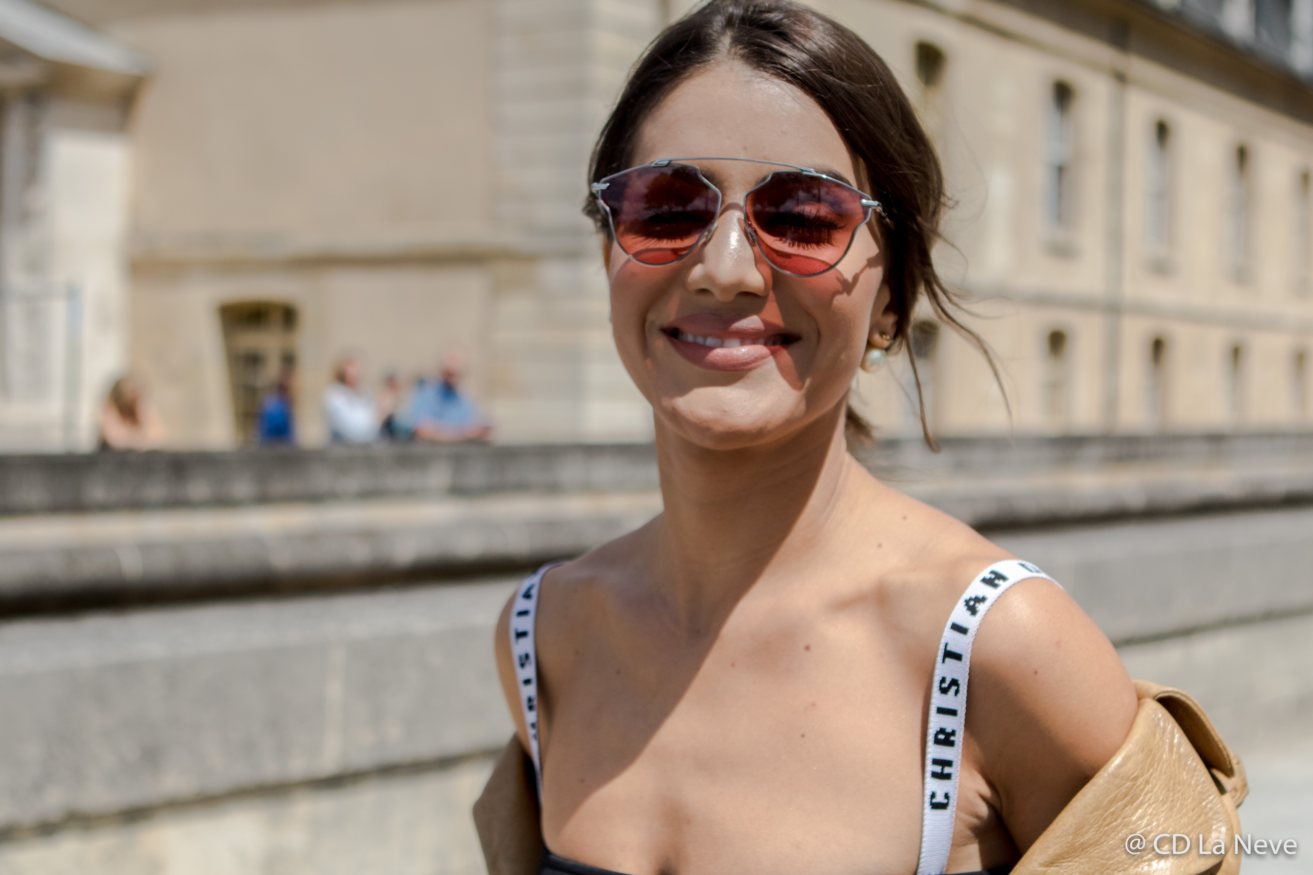 Camila Coelho Dior Haute Couture Street Style Paris Fashion Week AW17