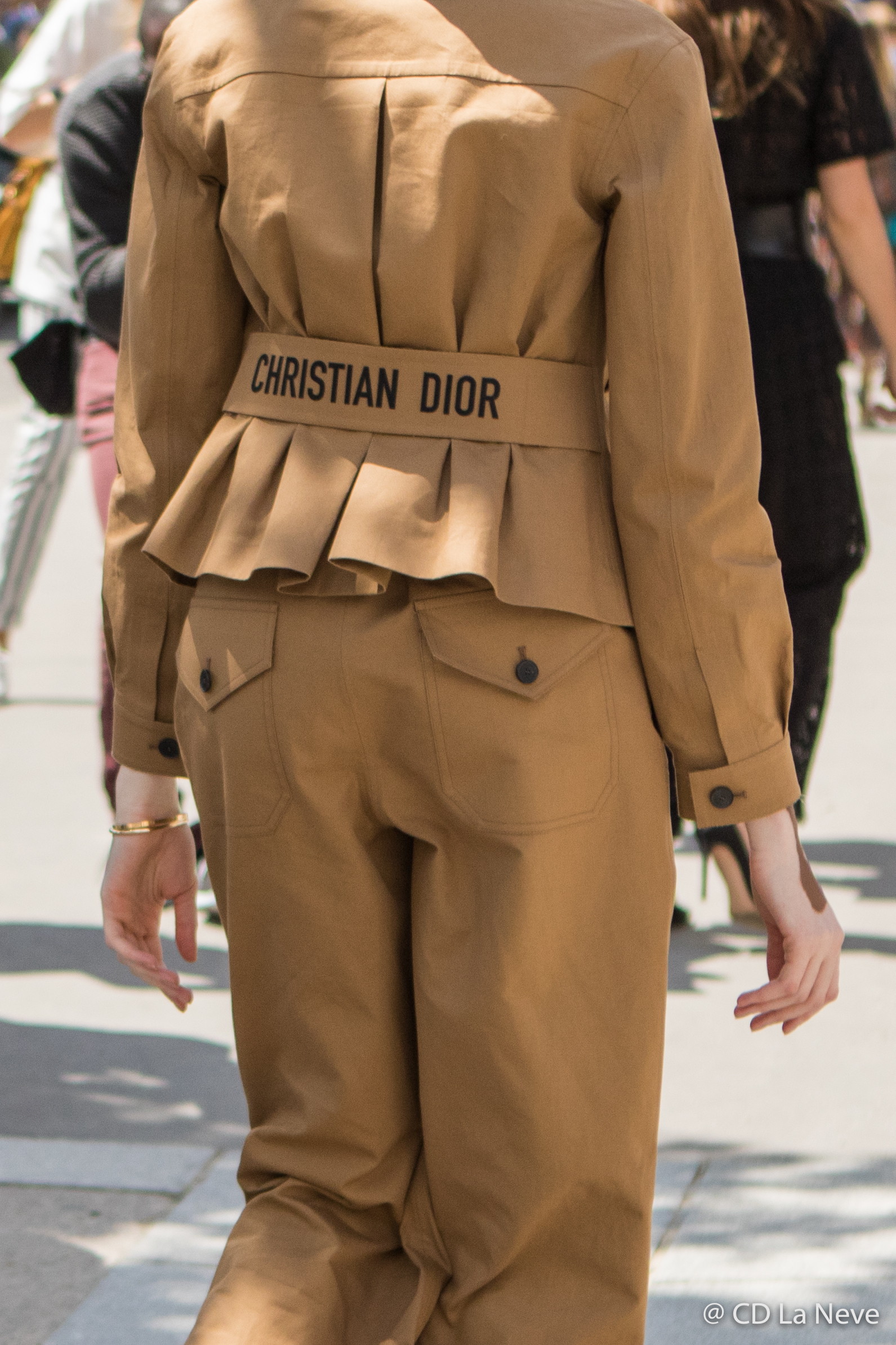Winnie Harlow Dior Haute Couture Street Style Paris Fashion Week AW17
