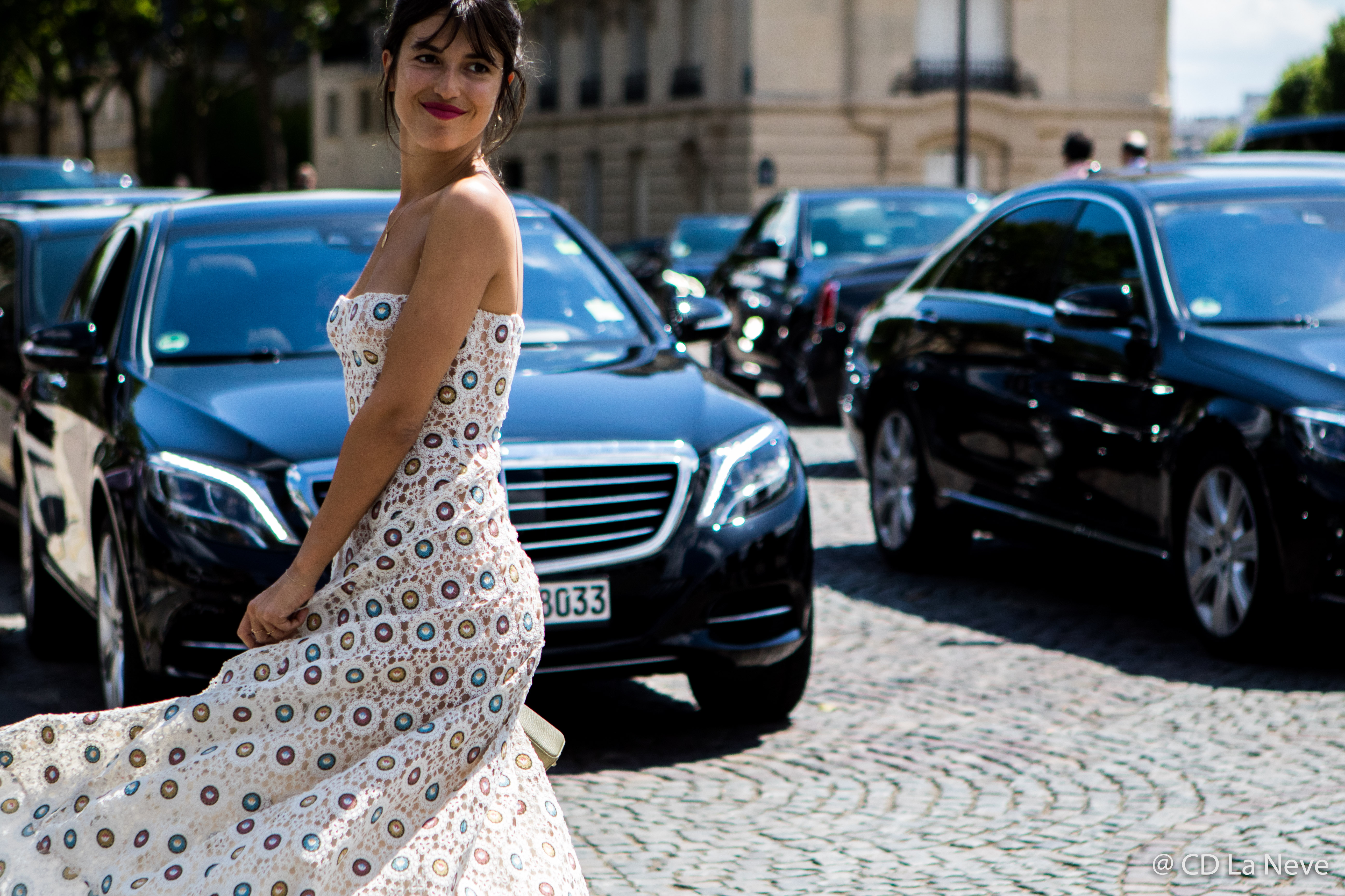 Jeanne Damas Dior Street Style Paris Fashion Week Haute Couture AW17