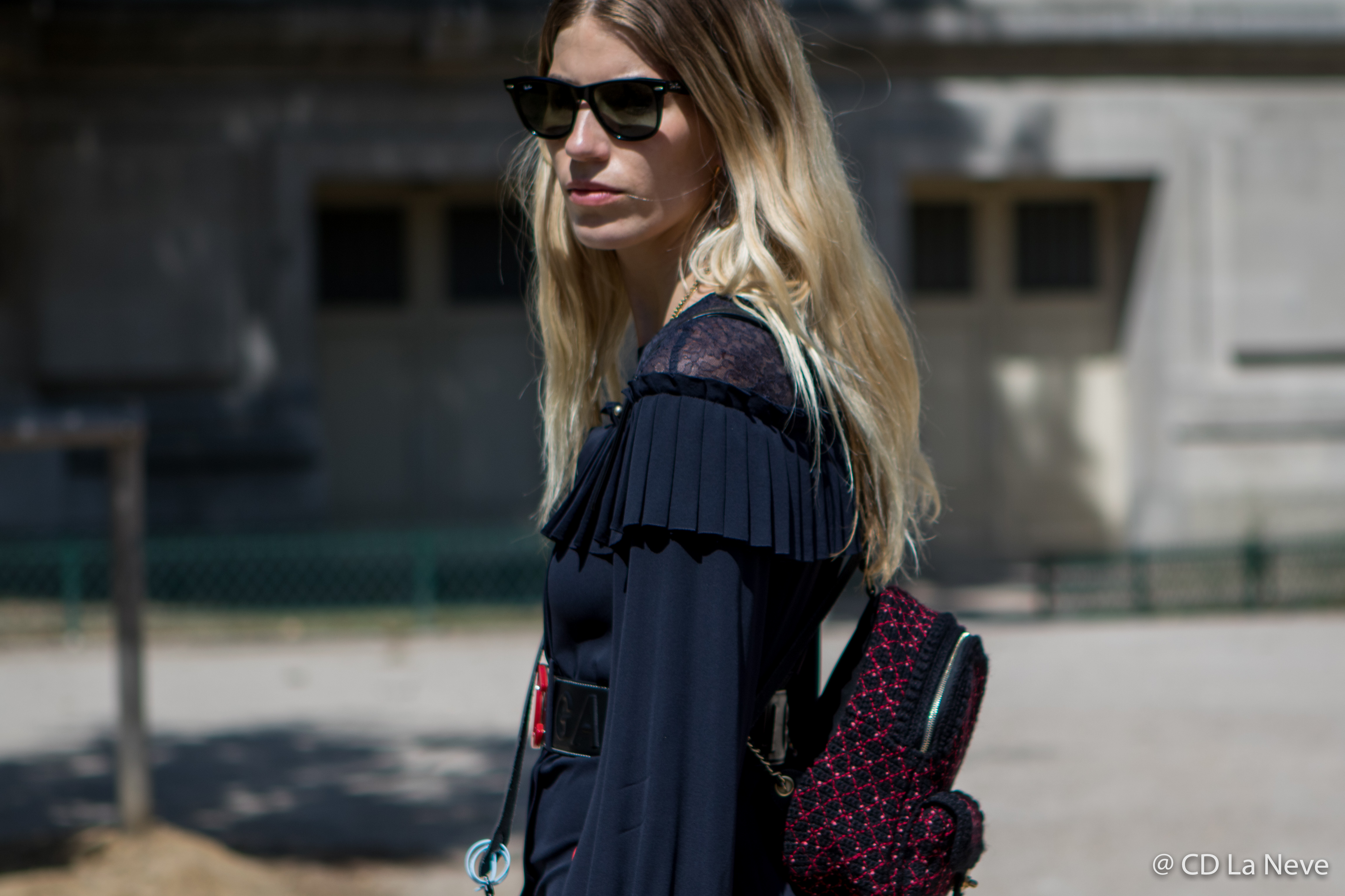 Veronika Heilbrunner Chanel Street Style Paris Fashion Week Haute Couture AW17