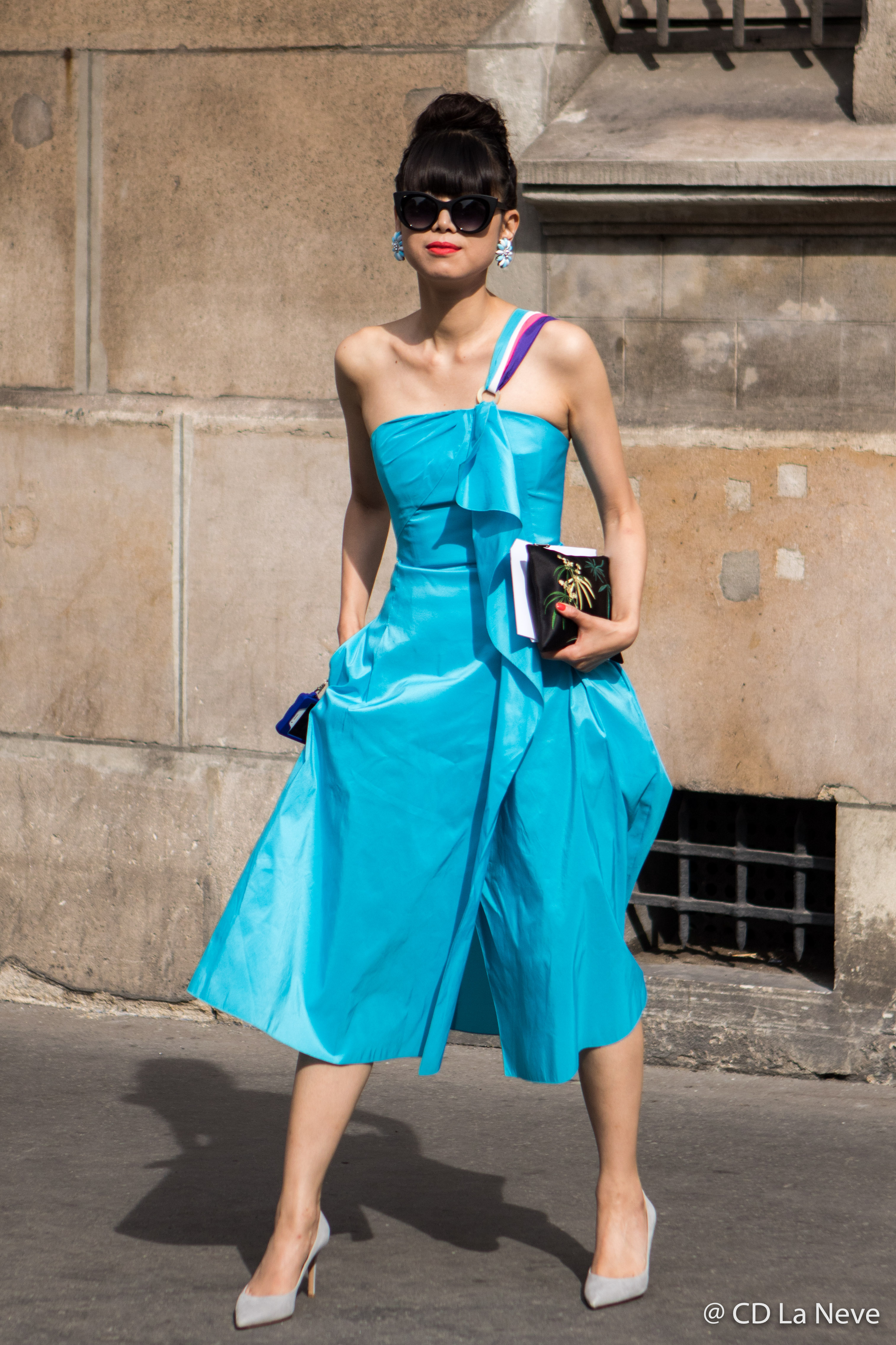 Leaf Greener Maison Margiela Street Style Paris Fashion Week Haute Couture FW17