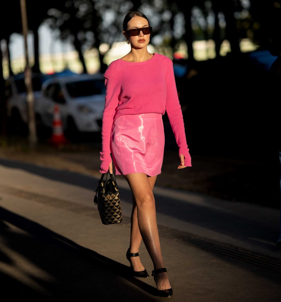 Karina Bik Street Style Before Akris Paris Fashion Week SS23