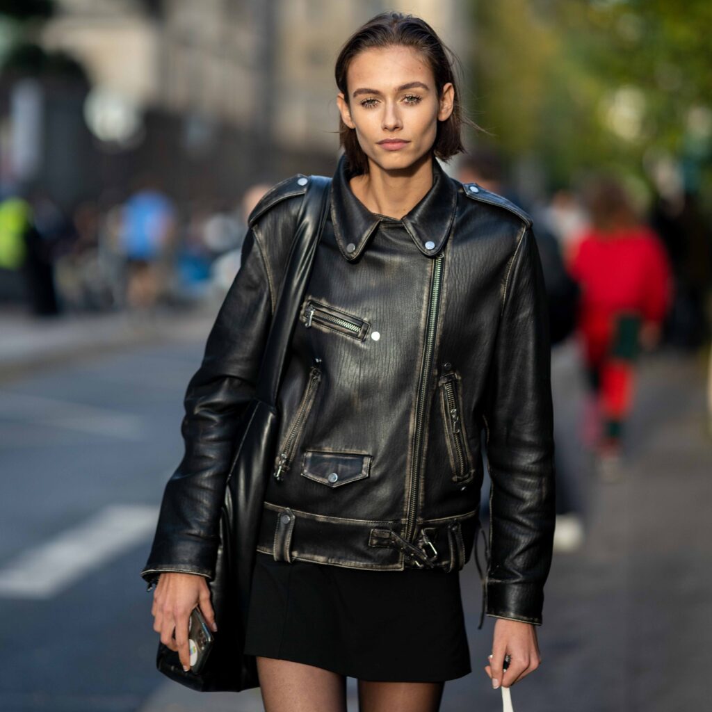 Model Céline V Street Style after Givenchy Paris Fashion Week SS23