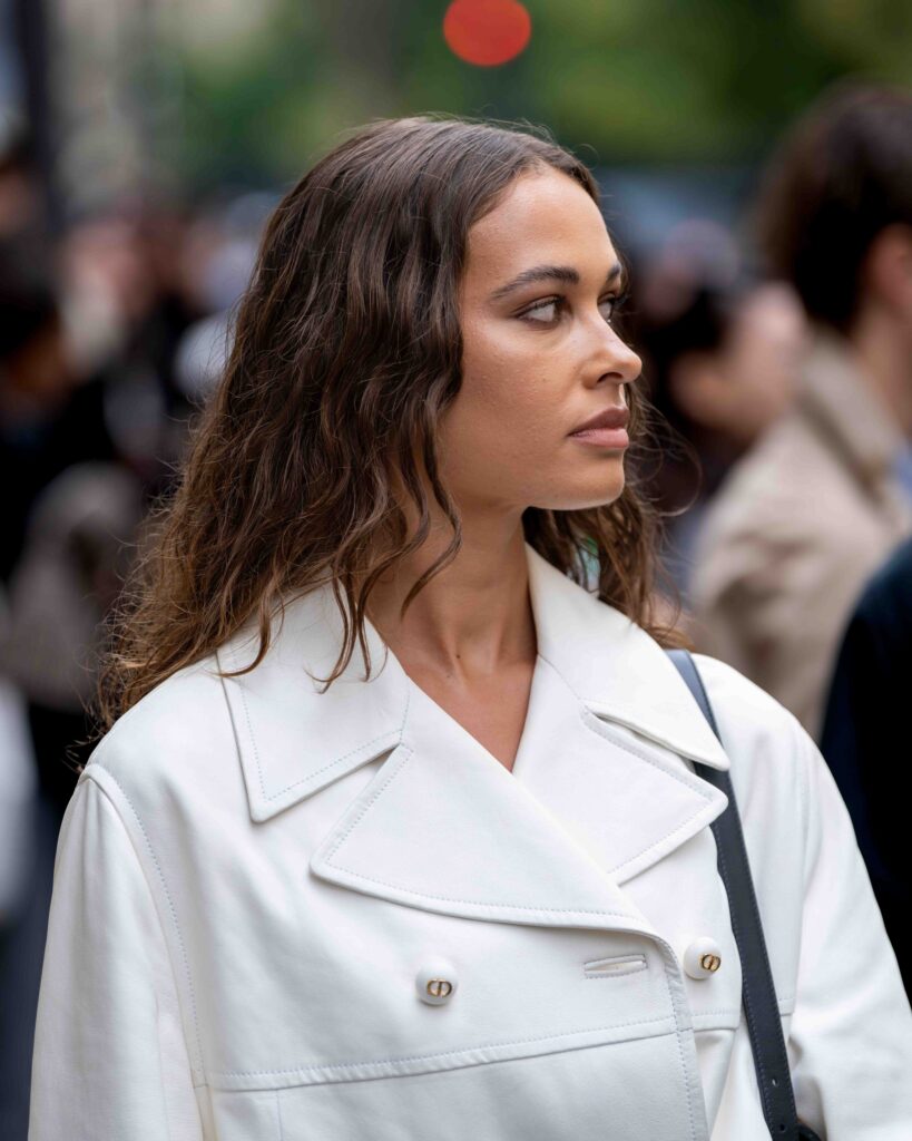 Sarah Lysander Street Style At Dior SS25 Paris Fashion Week