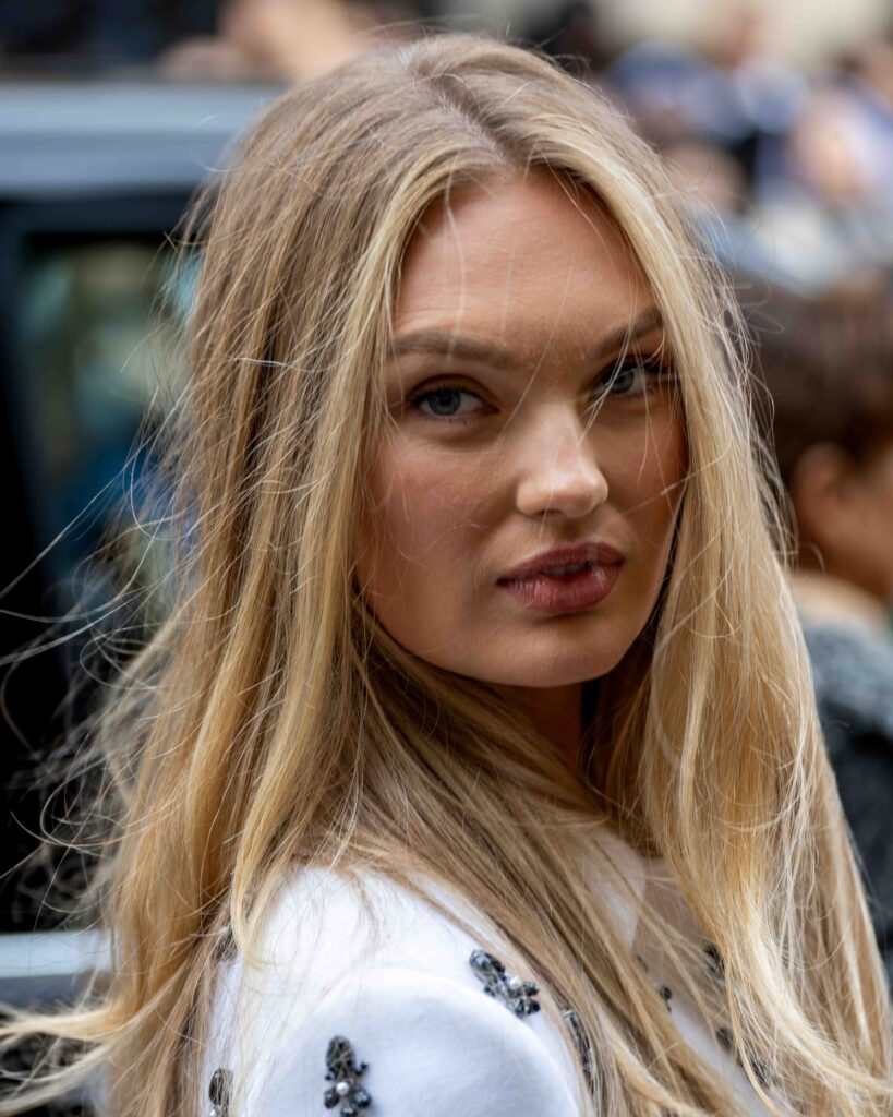 Romee Strijd Street Style At Dior SS25 Paris Fashion Week