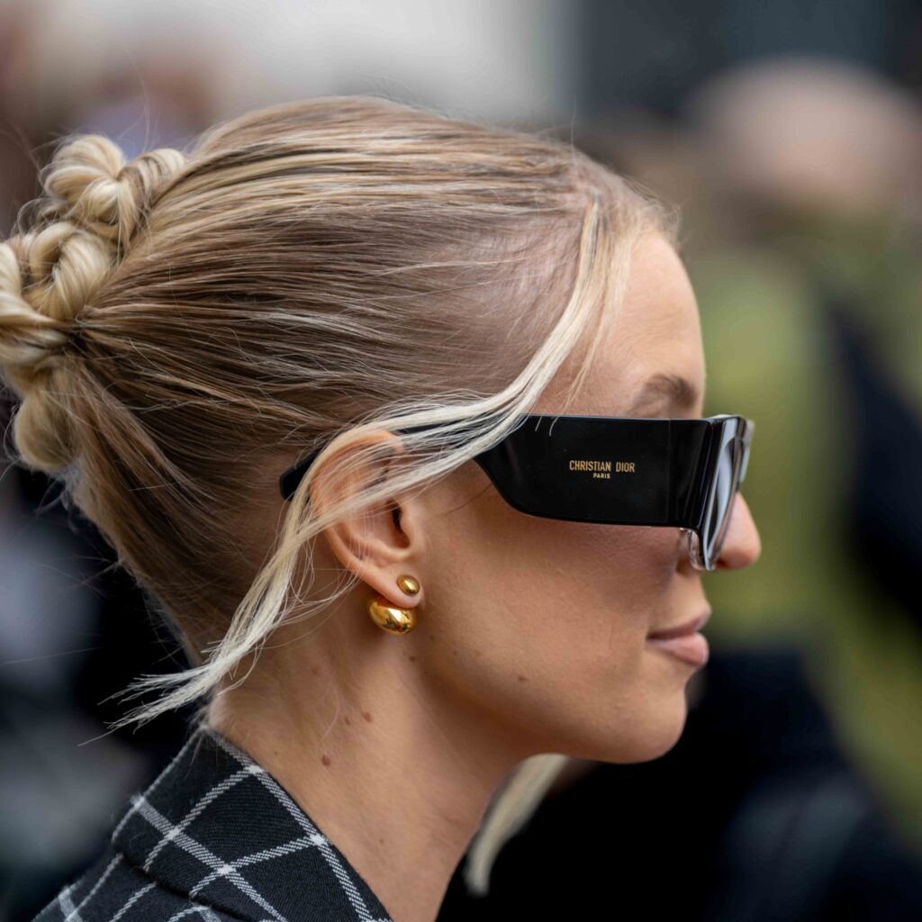 Leonie Hanne Street Style At Dior SS25 Paris Fashion Week