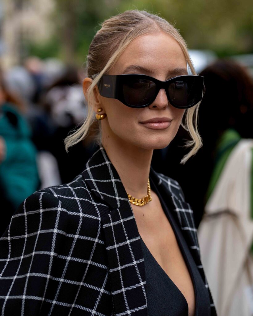 Leonie Hanne Street Style At Dior SS25 Paris Fashion Week