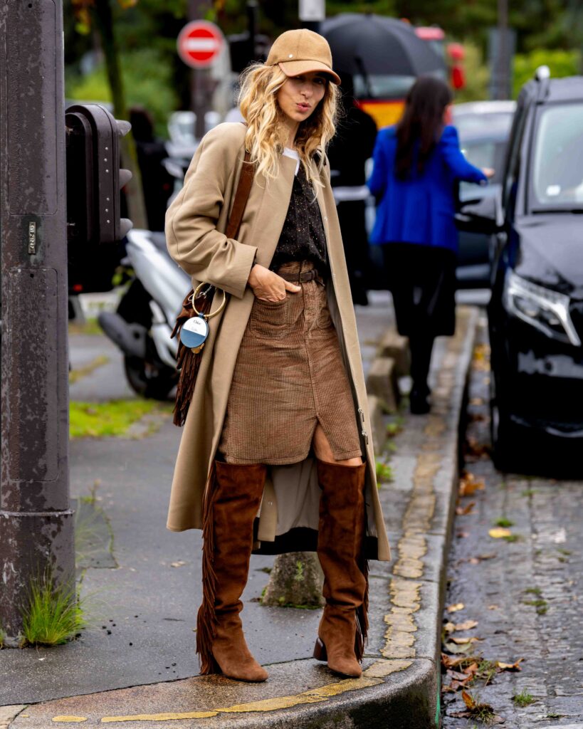 Street Style At Chloe SS25 Paris Fashion Week