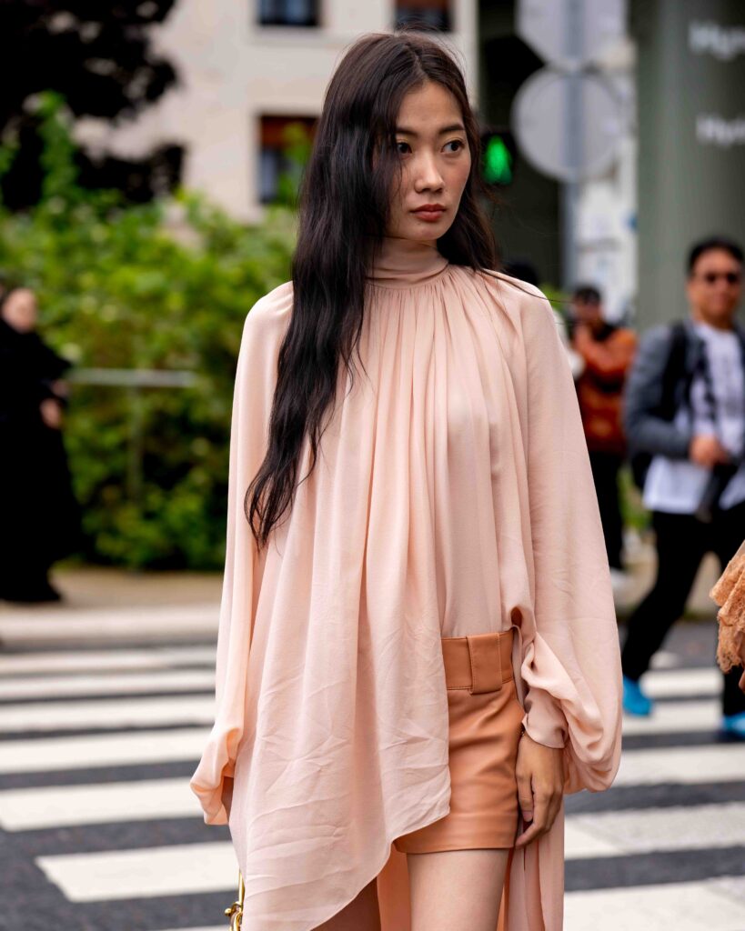 Street Style At Chloe SS25 Paris Fashion Week