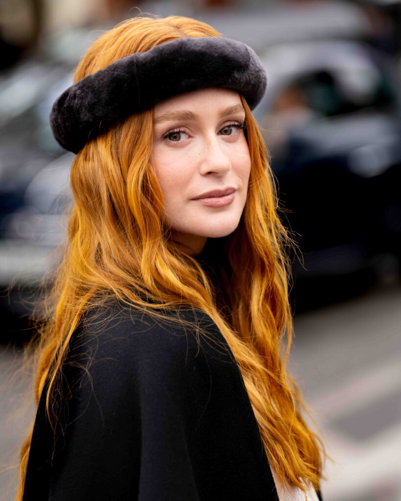 Marina Ruy Barbosa Street Style At Chloe SS25 Paris Fashion Week