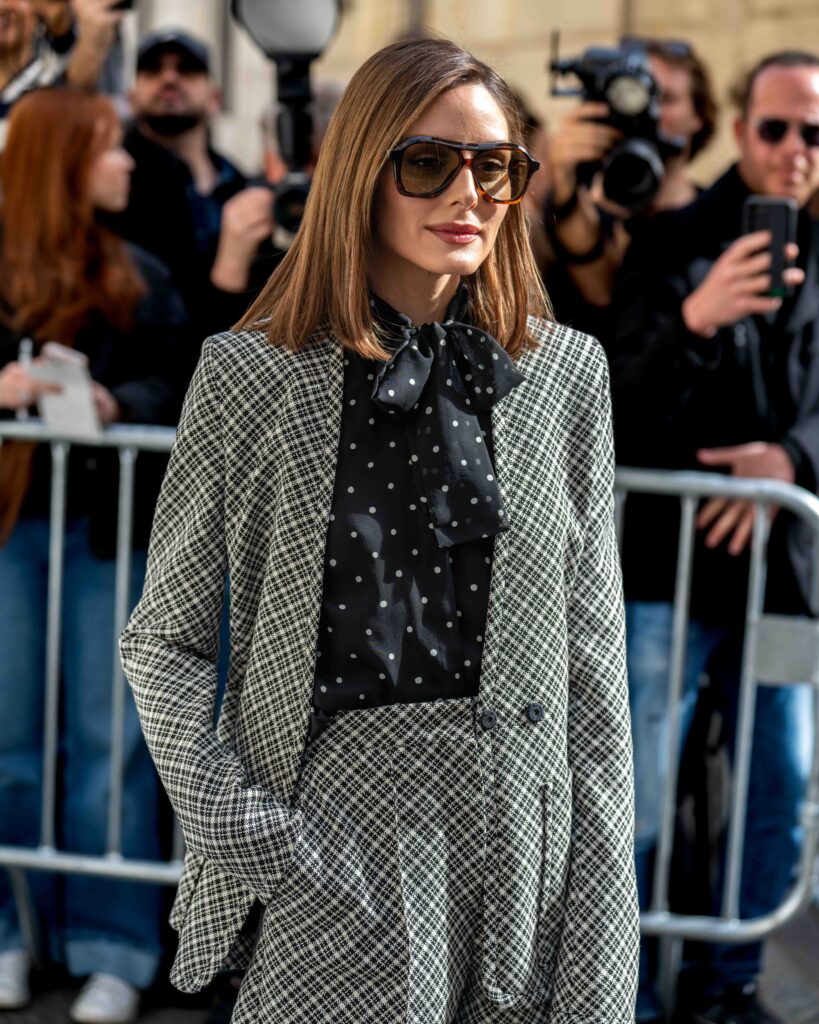 Olivia Palermo Street Style Giambattista Valli FW25 Paris Fashion Week