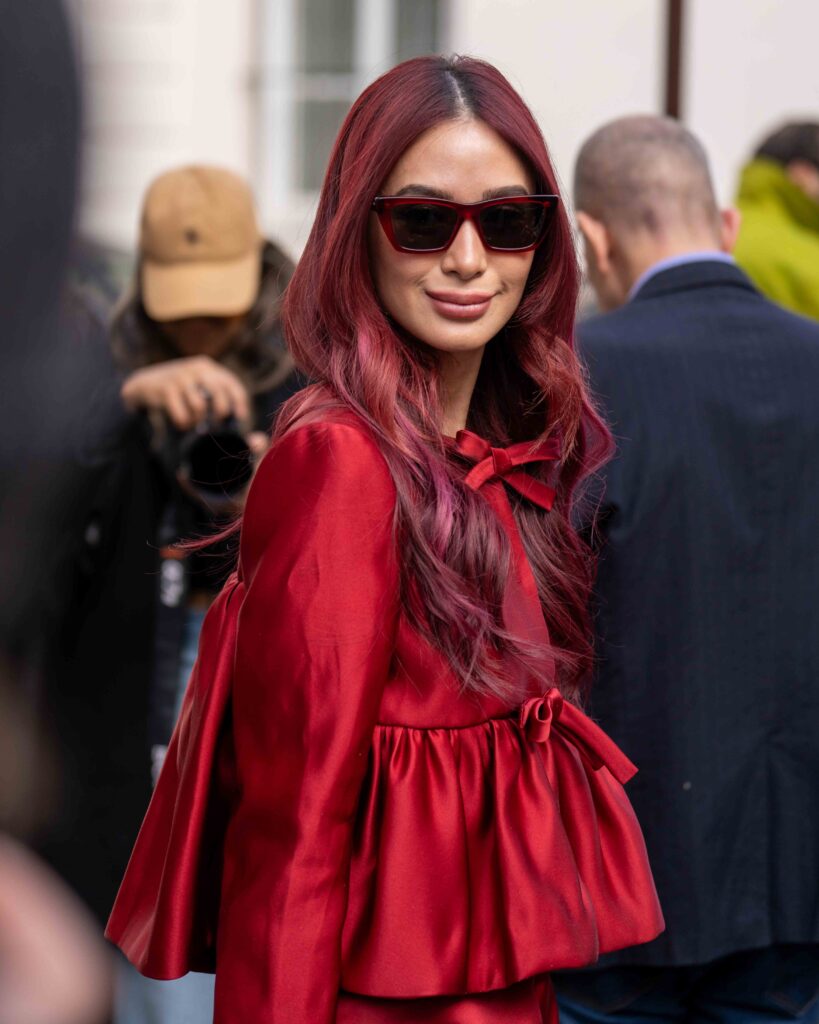 Heart Evangelista Street Style Giambattista Valli FW25 Paris Fashion Week