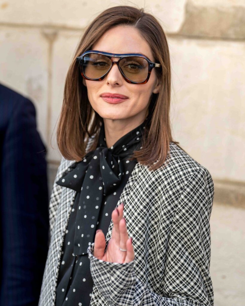 Olivia Palermo Street Style Giambattista Valli FW25 Paris Fashion Week