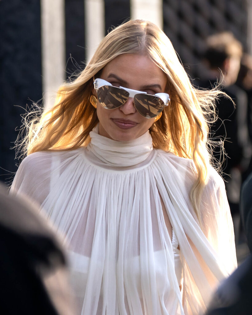 Leonie Haan Street Style Stella McCartney FW25 Paris Fashion Week