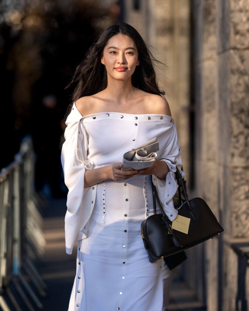 Bonnie Chen Street Style Stella McCartney FW25 Paris Fashion Week