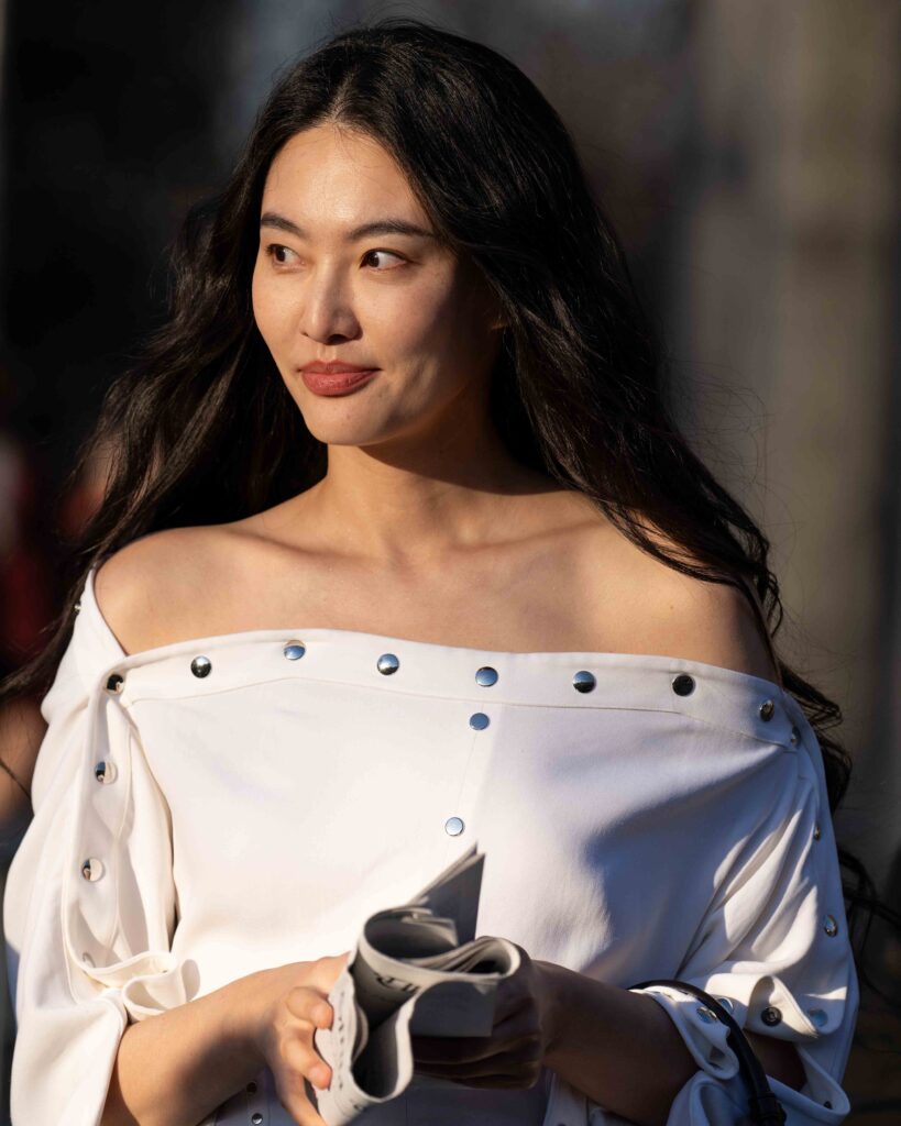 Bonnie Chen Street Style Stella McCartney FW25 Paris Fashion Week